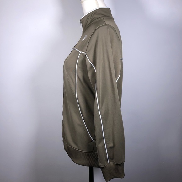 NIKE Full Zip Jacket Brown Vintage - Picture 4 of 11